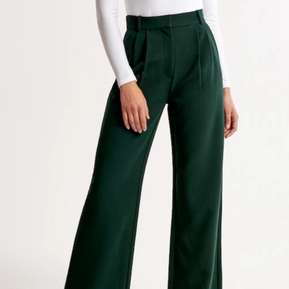 Abercrombie & Fitch Sloane High-Waist Tailored Pants